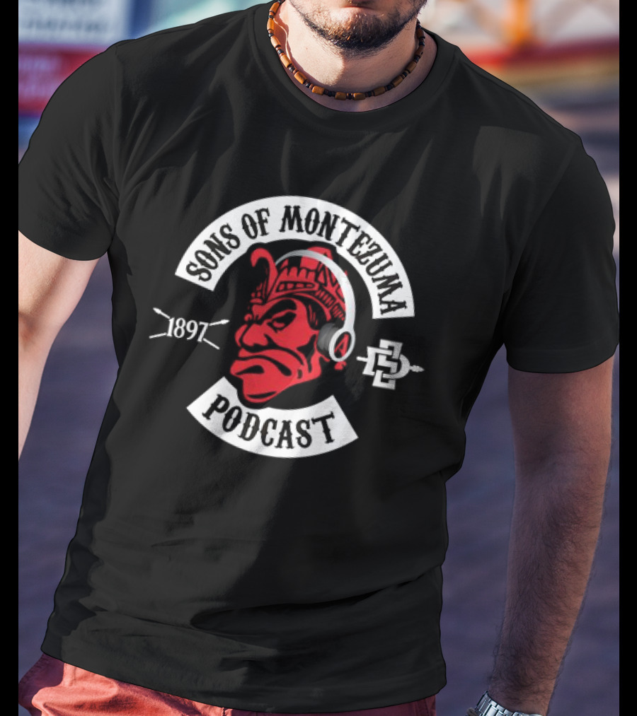 Sons Of Montezuma Podcast 1897 SDSU T-Shirt