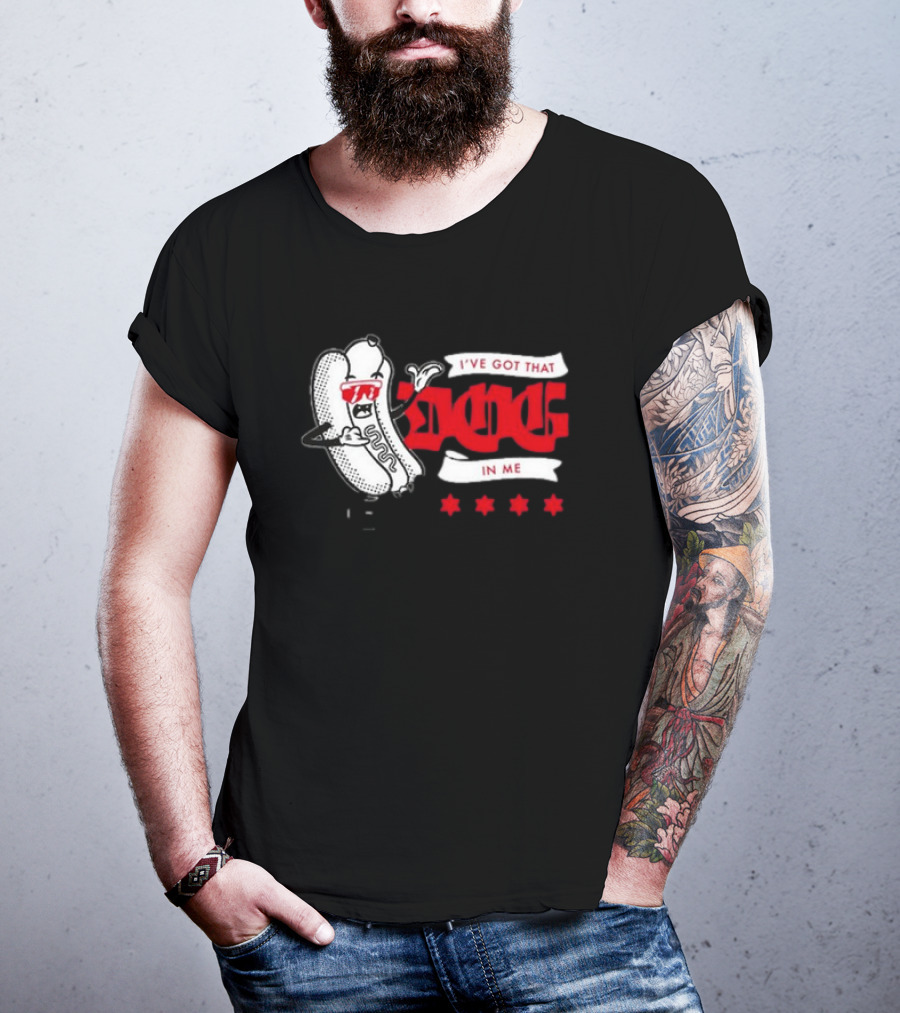 C2E2 I've Got That Dog Hot Dog Character With Stars T-Shirt