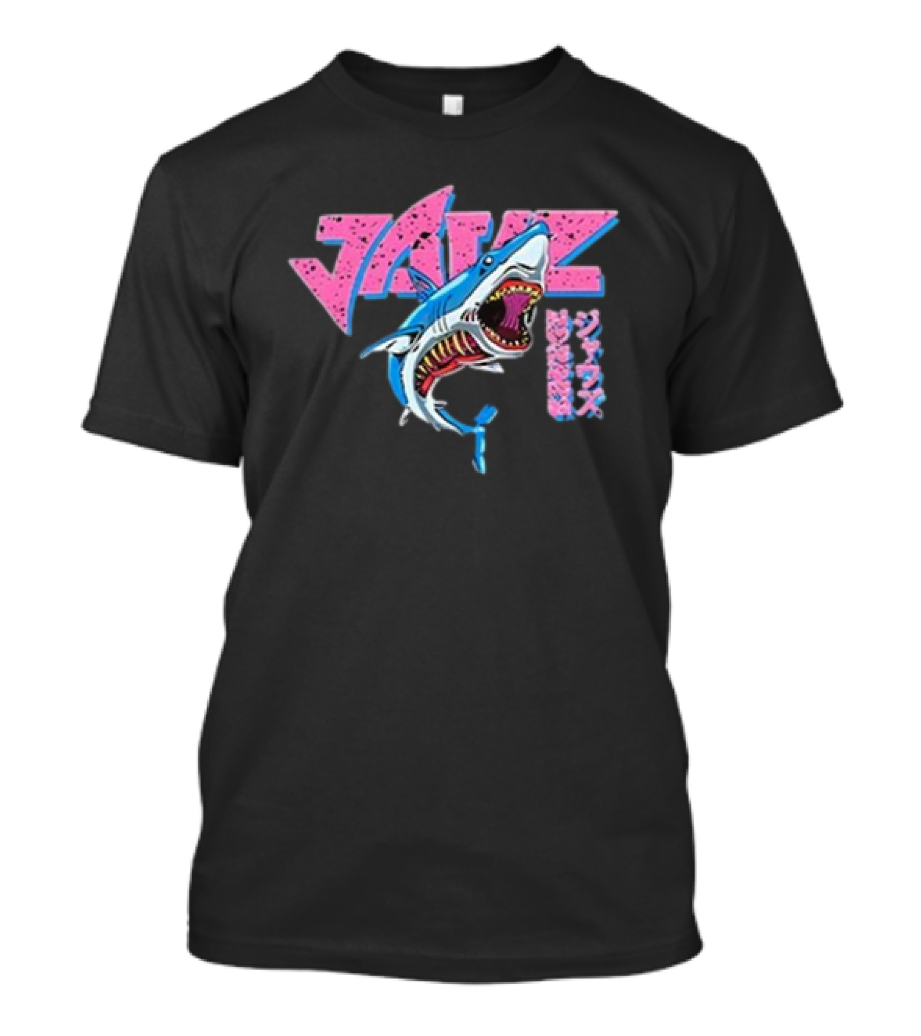 Jauz Savage Shark Retro Neon T-Shirt