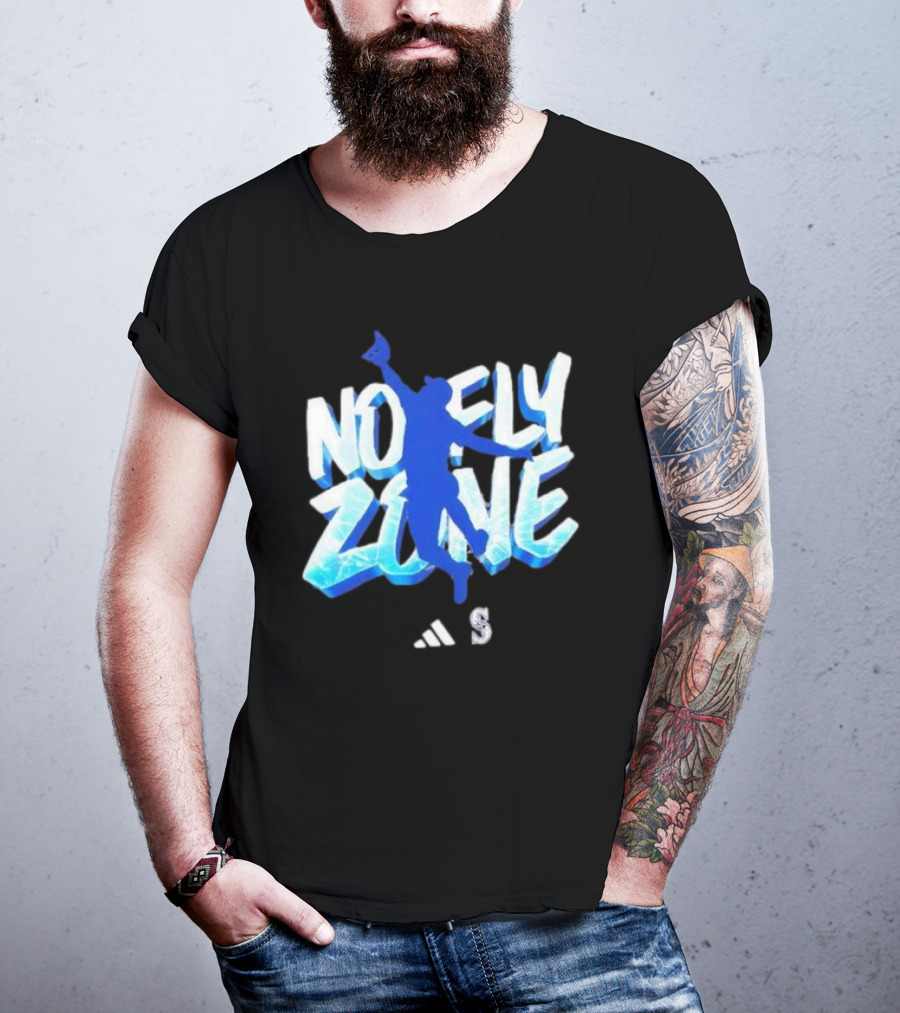 No Fly Zone Julio Rodriguez Mariners Baseball T-Shirt