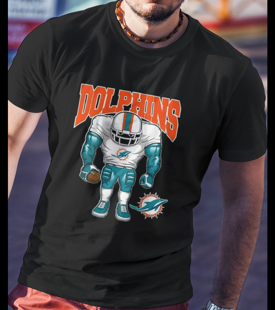 Miami Dolphins Brute Squad NFL Football Player T-Shirt