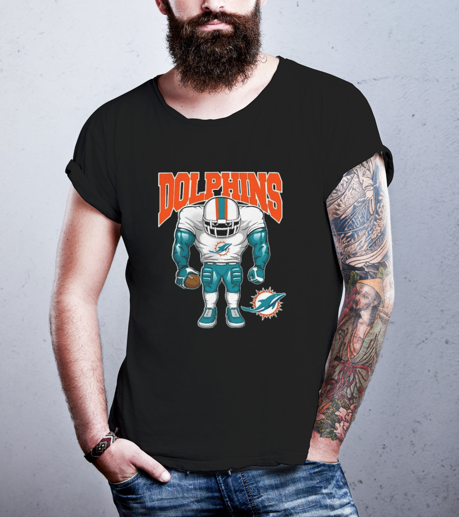 Miami Dolphins Brute Squad NFL Football Player T-Shirt