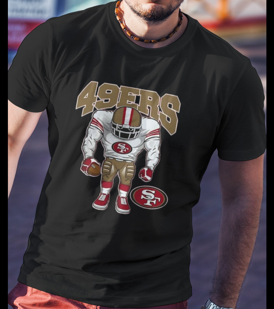 49ers NFL San Francisco 49ers Scarlet Brute Squad T-Shirt