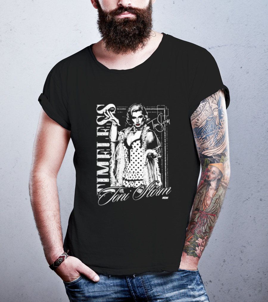 Toni Storm Timeless Glamour NEW Vintage Polka Dot T-Shirt