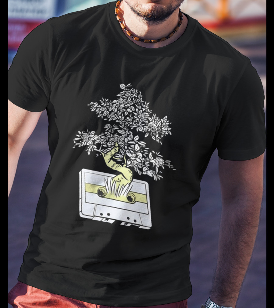 We Are Oaklandish Seiji Oda Cassette Bonsai Tree T-Shirt