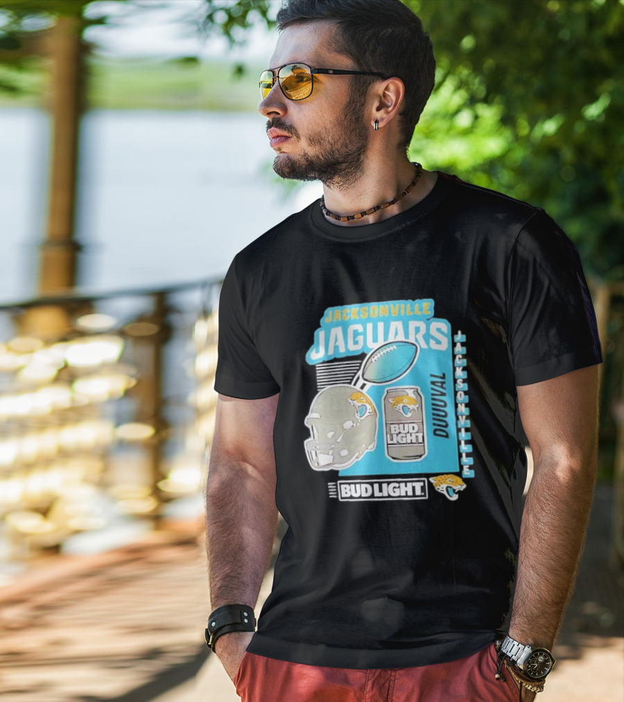 Jacksonville Jaguars Bud Light Football Duuuval Jacksonville T-Shirt