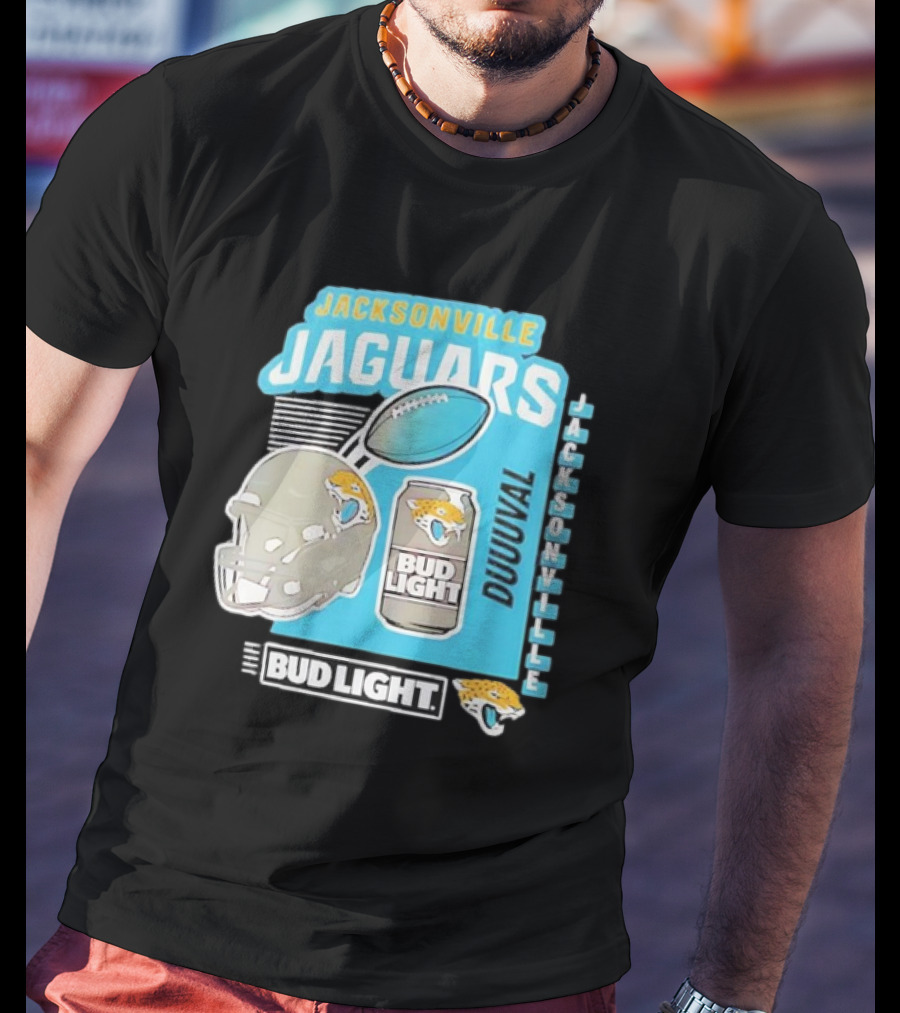 Jacksonville Jaguars Bud Light Football Duuuval Jacksonville T-Shirt