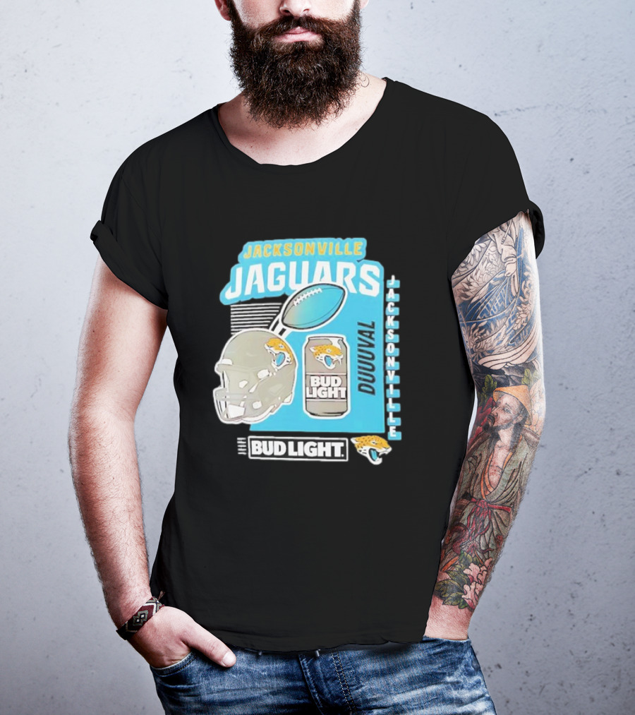 Jacksonville Jaguars Bud Light Football Duuuval Jacksonville T-Shirt