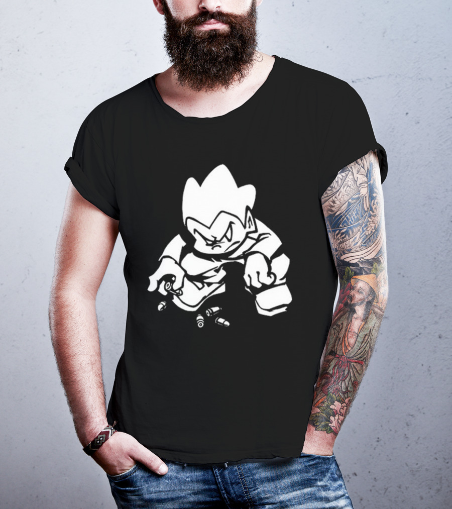 Needlejuice Records FNF Lowkey Pico Character With Bullets T-Shirt