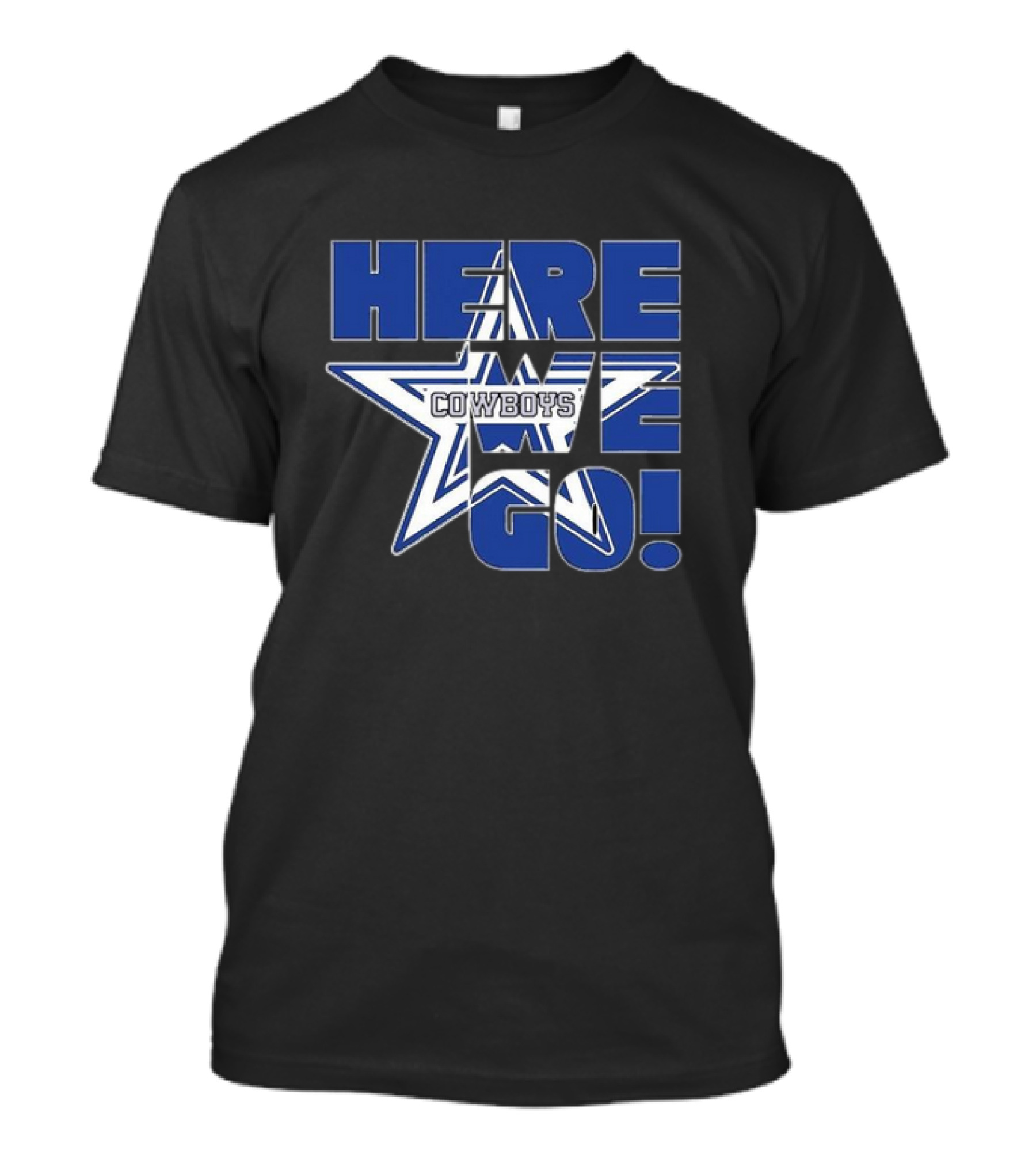 Dallas Cowboys Star Here We Go T-Shirt