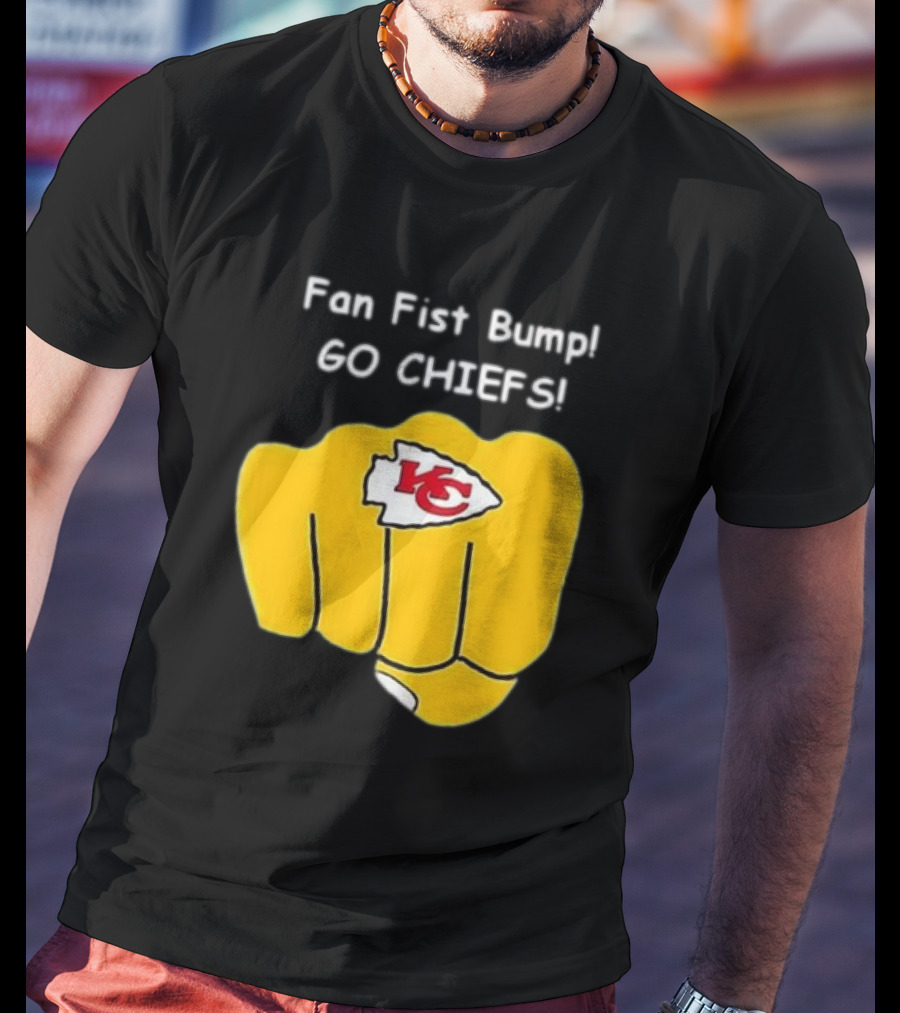 Fan Fist Bump Go Chiefs KC T-Shirt