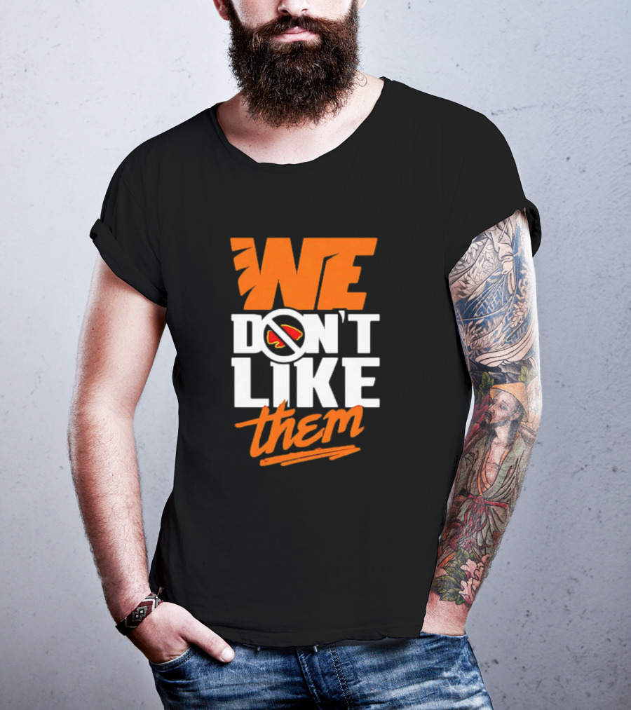 Cincinnati Bengals We Don't Like Them Sports Rivalry T-Shirt