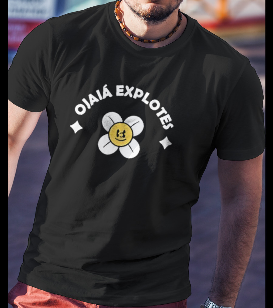 El Mariana Ojalá Explotes Smiling Flower T-Shirt