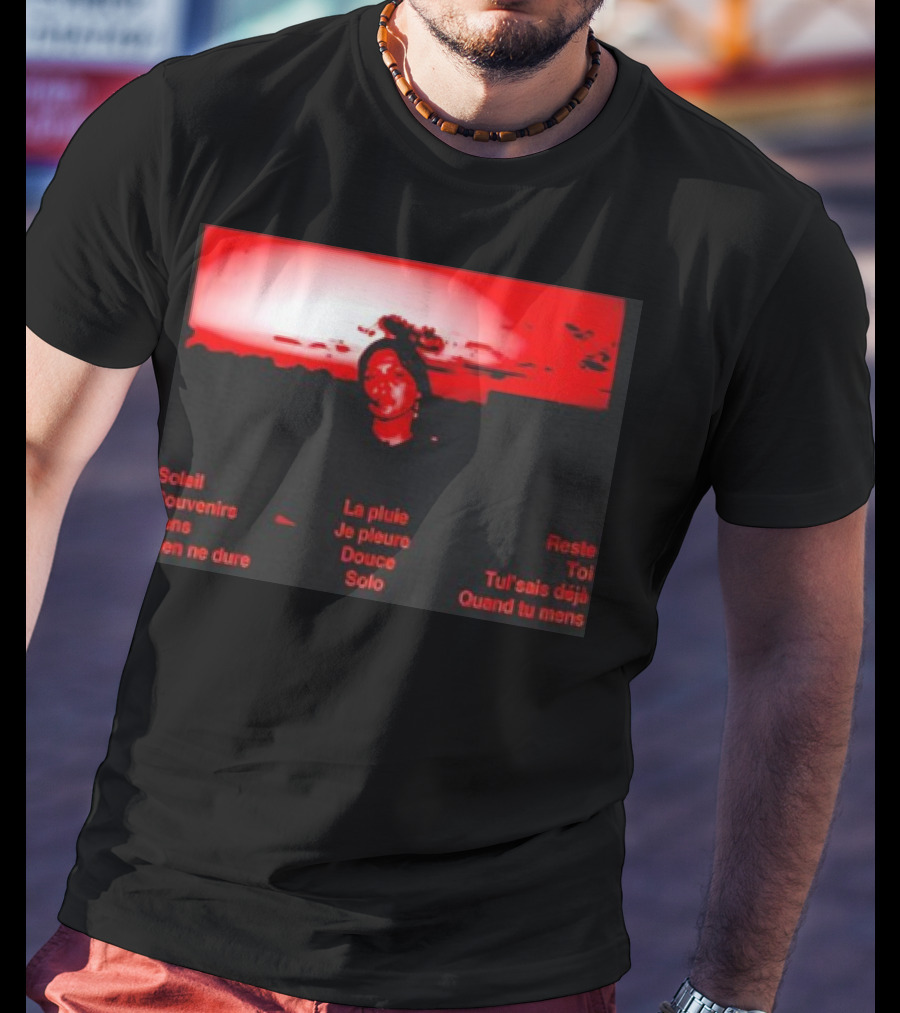 Manches Longues Solo Retro Soleil Souvenire Rien Ne Dure La Pluie Je Pleure Quand Tu Mens T-Shirt