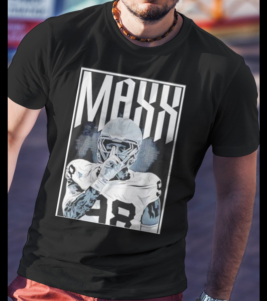 Maxx Crosby Shhh 98 Football Player Las Vegas Raiders T-Shirt