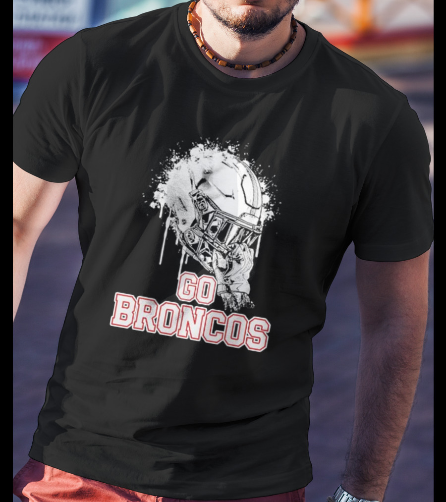 Go Broncos Palm Beach Central Rising Helmet T-Shirt