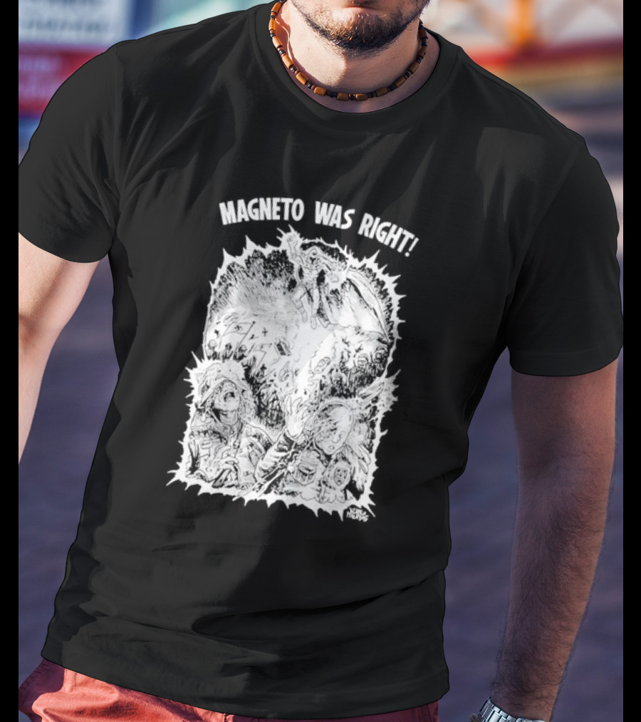 Magneto Was Right Punk Anime T-Shirt