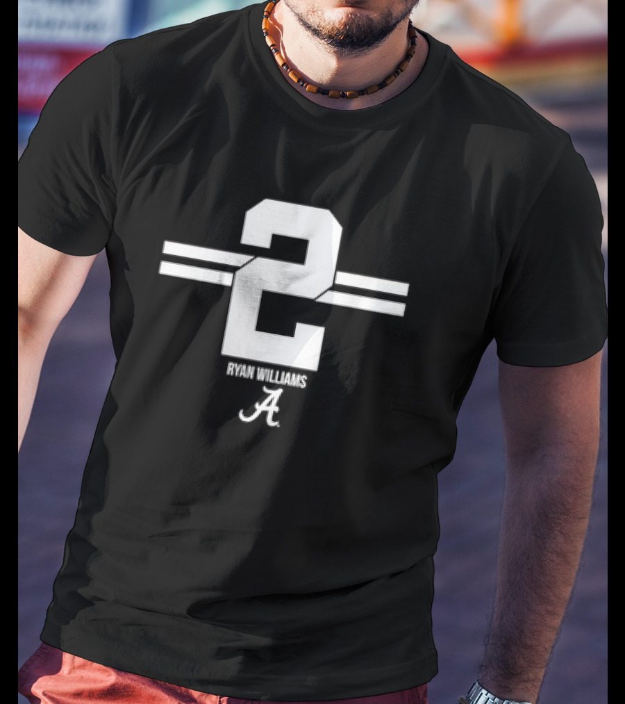 Alabama Football Ryan Williams 2 Stripe A T-Shirt