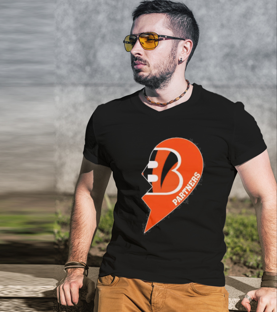 Cincinnati Bengals Partners Heart B T-Shirt