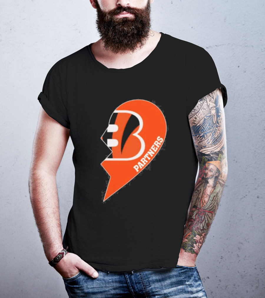 Cincinnati Bengals Partners Heart B T-Shirt