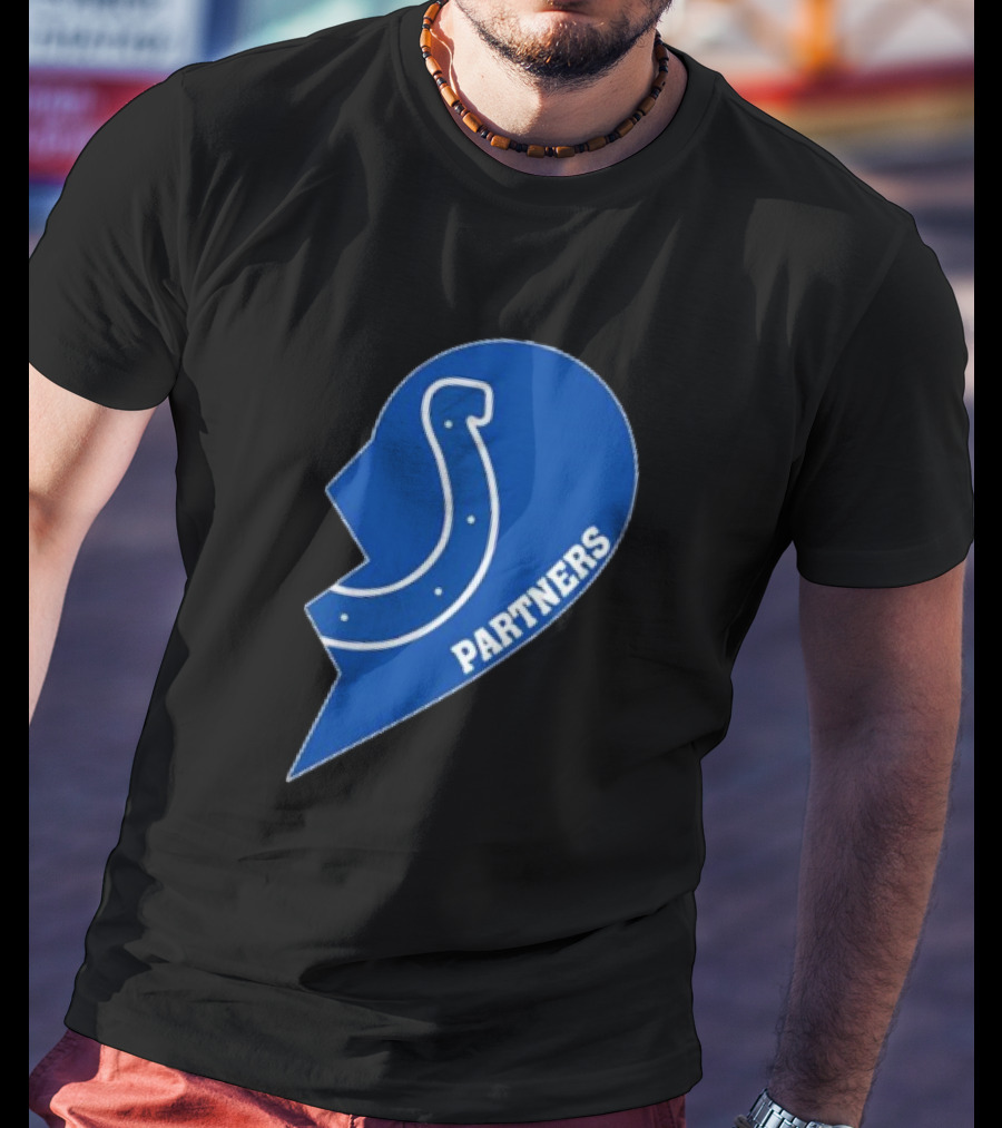 Indianapolis Colts Partners Half Heart T-Shirt