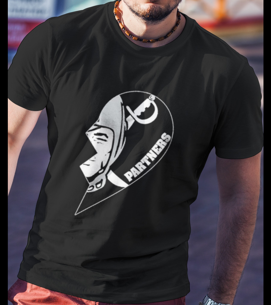 Las Vegas Raiders Partners Broken Heart T-Shirt