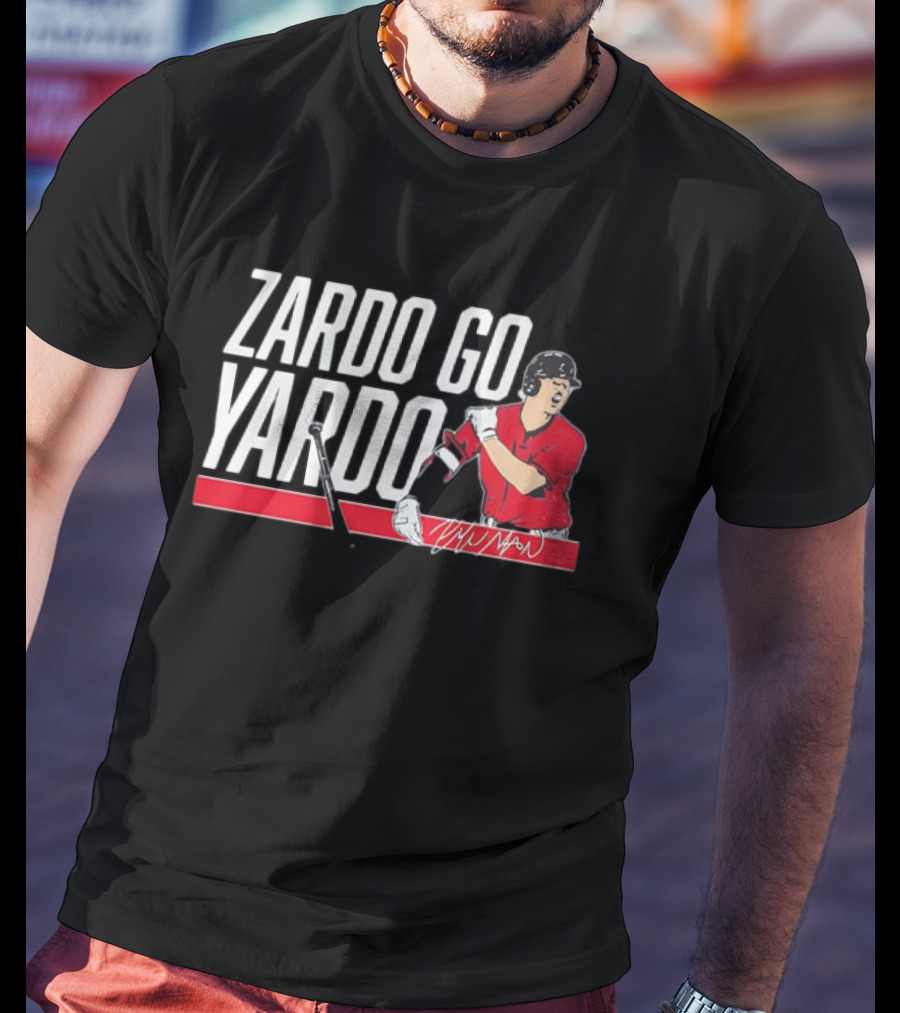 Kyle Manzardo Zardo Go Yardo Baseball Cleveland Guardians T-Shirt