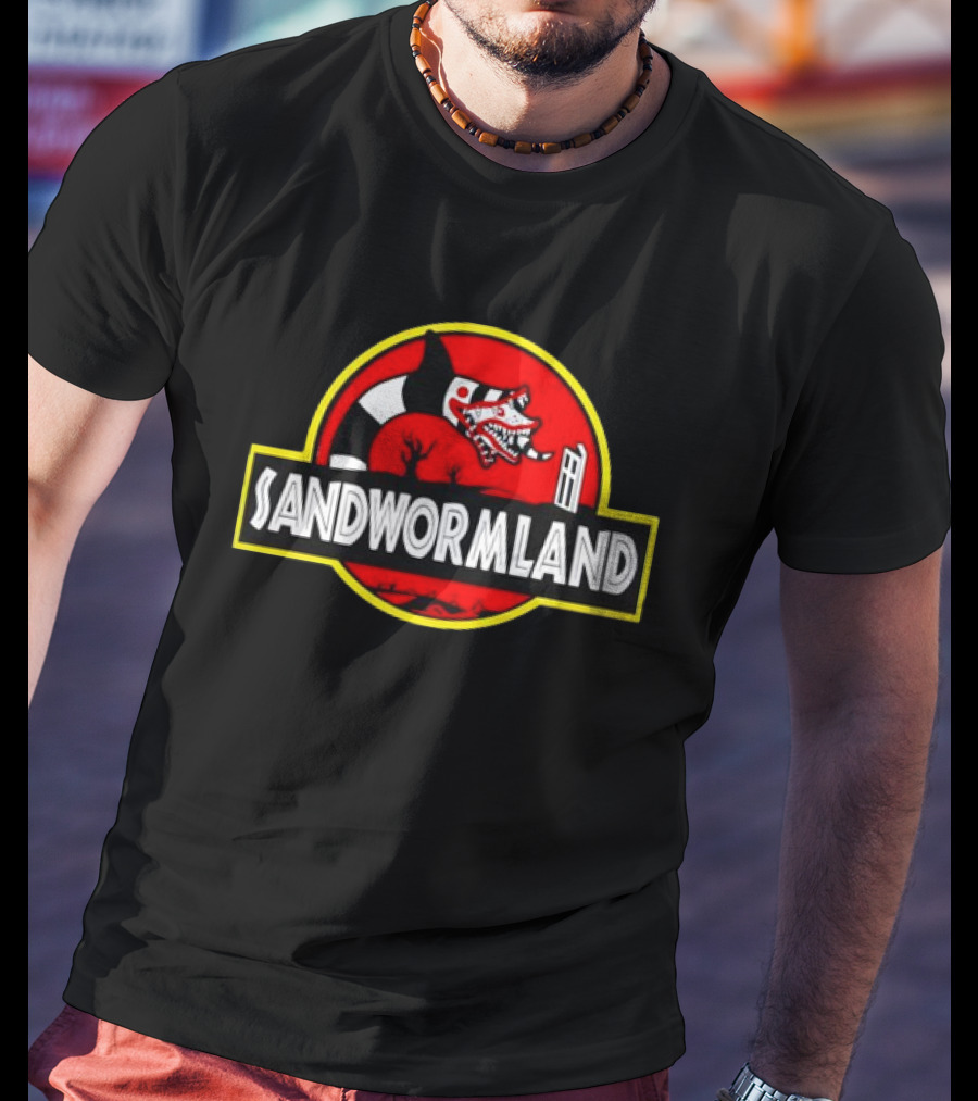 Sandwormland Snake Retro Jurassic T-Shirt