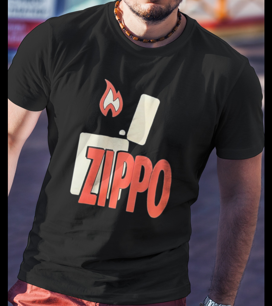 Zippo Lighter Flame T-Shirt