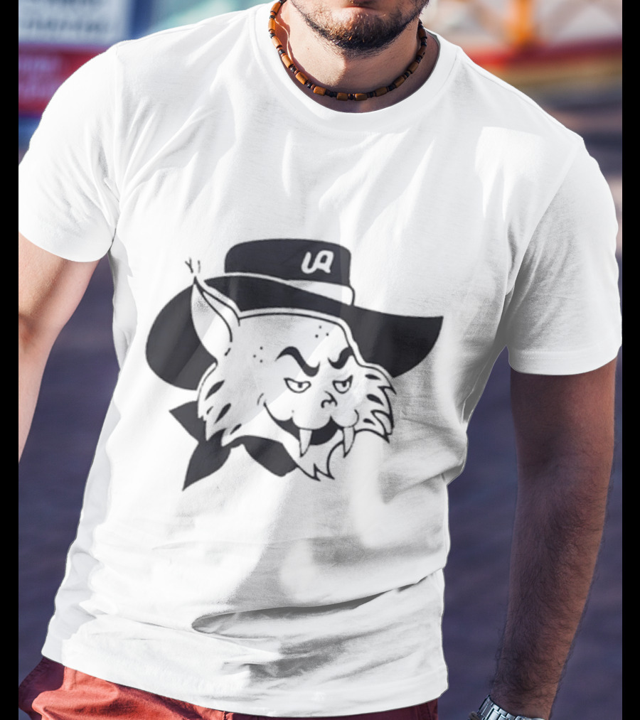 Arizona Wildcats UA Mascot Cowboy Hat T-Shirt
