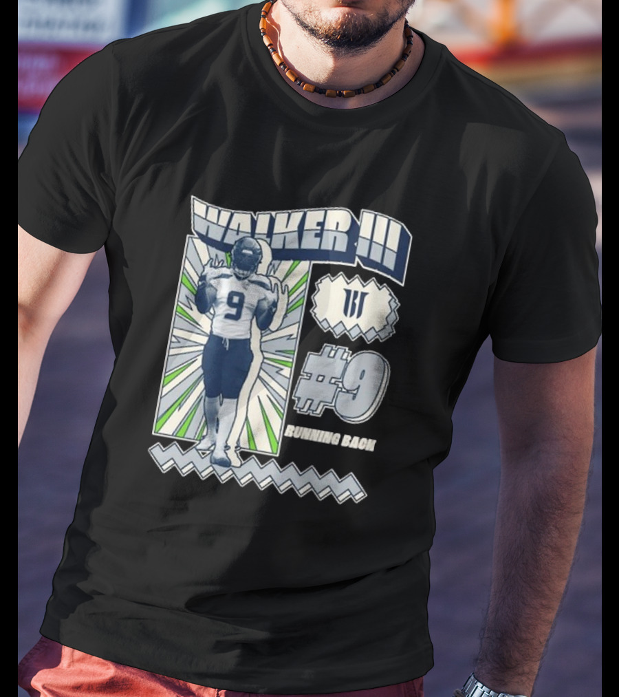 Walker III #9 Running Back T-Shirt