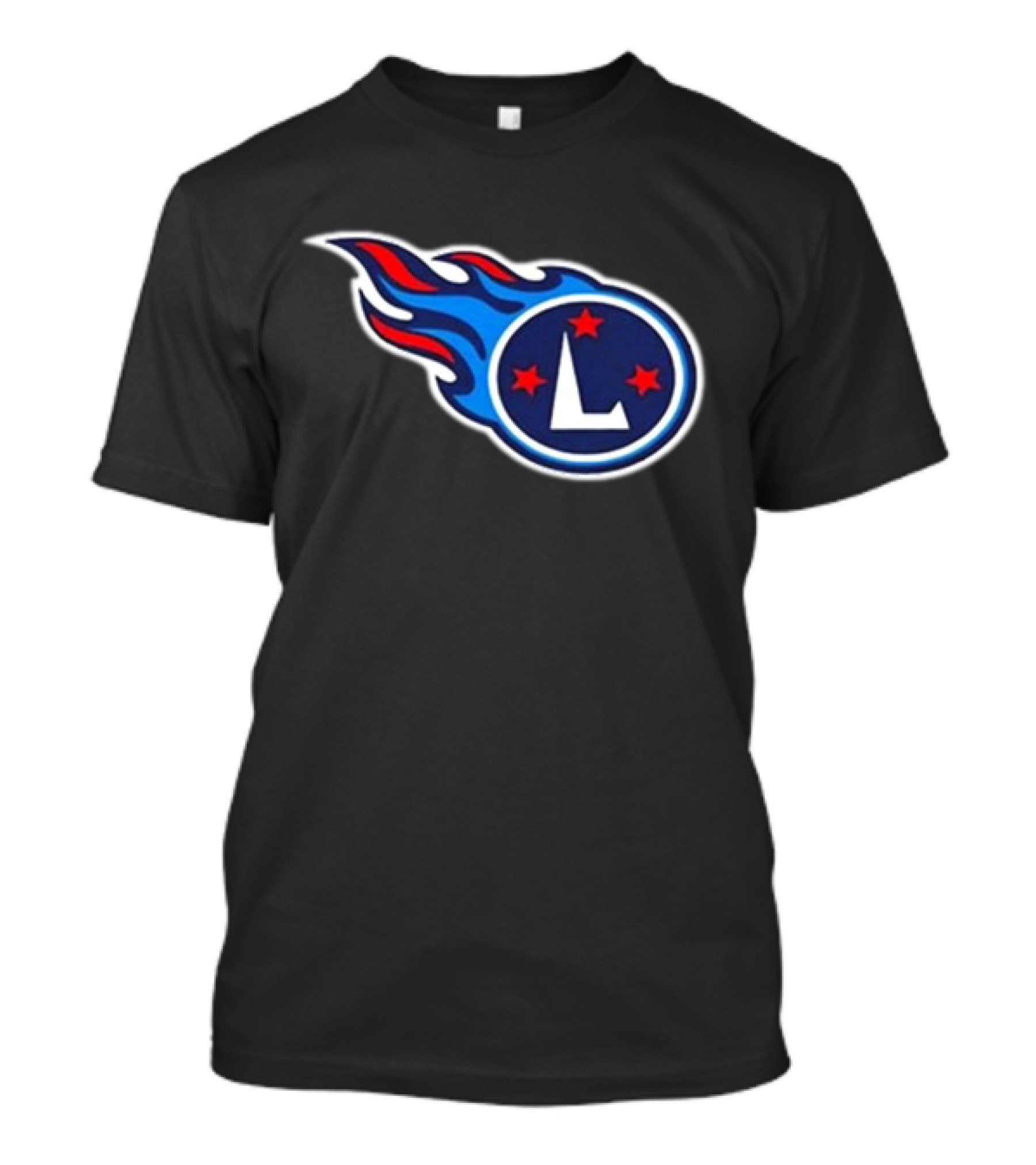 Tennessee L'S Football Flames Stars T-Shirt