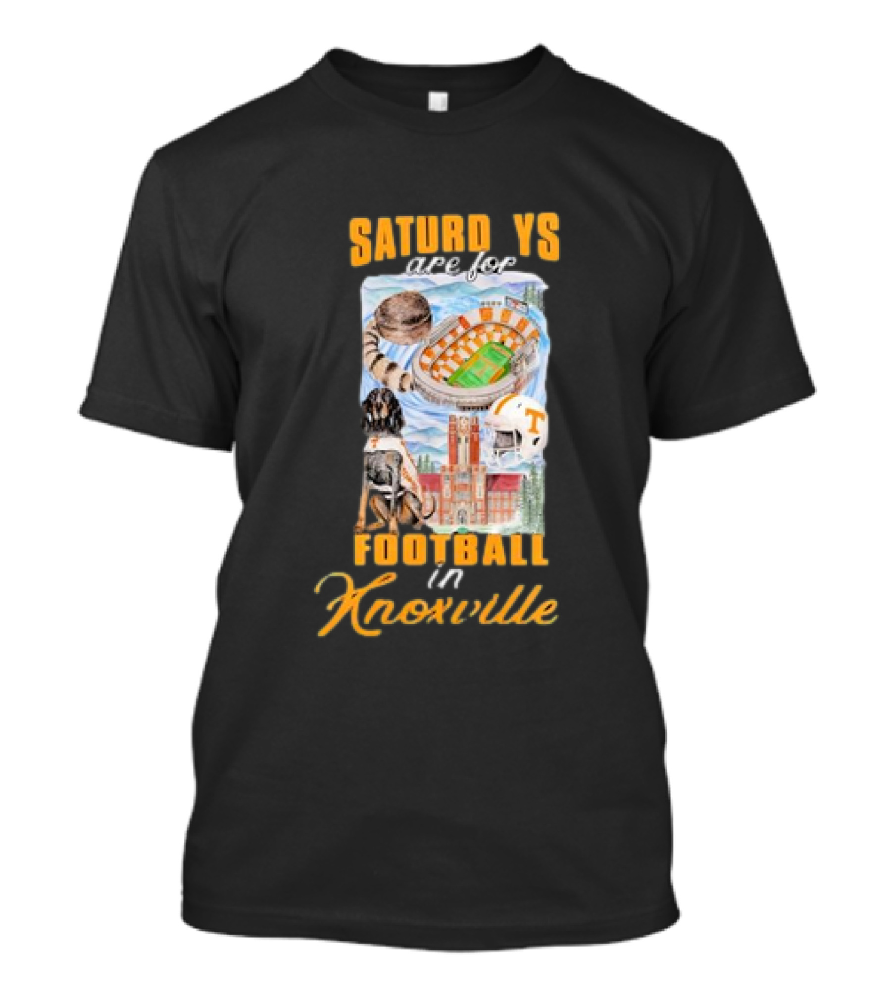 Saturdays Are For Football In Knoxville Tennessee Volunteers T-Shirt