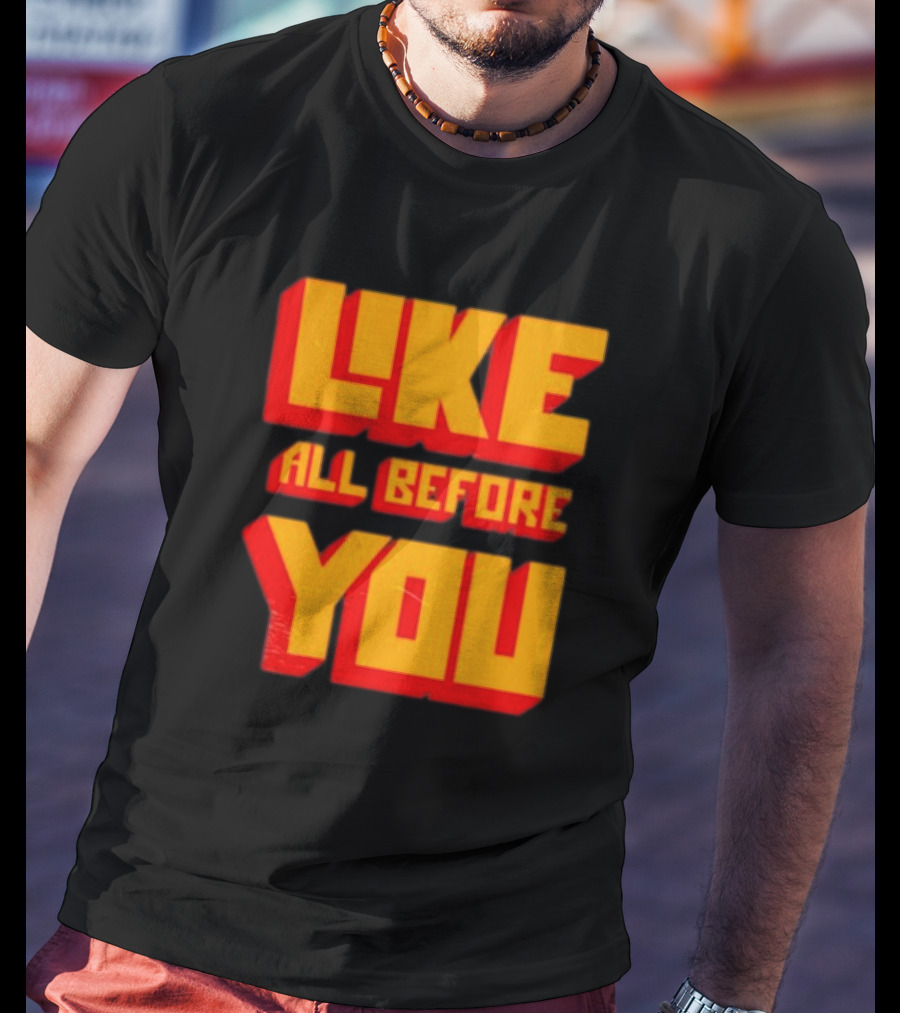 The Voidz Like All Before You Text Bold Yellow Red T-Shirt