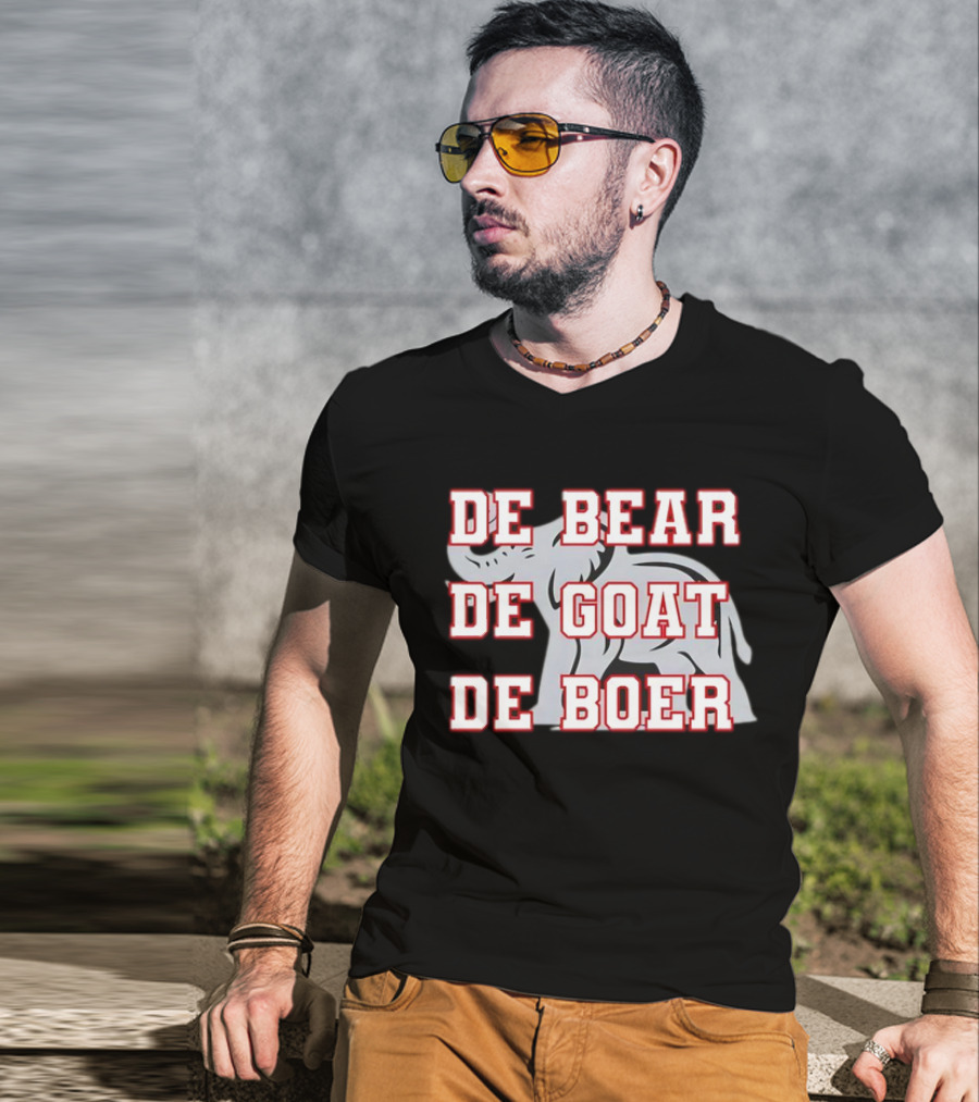 De Bear De Goat De Boer Elephant T-Shirt