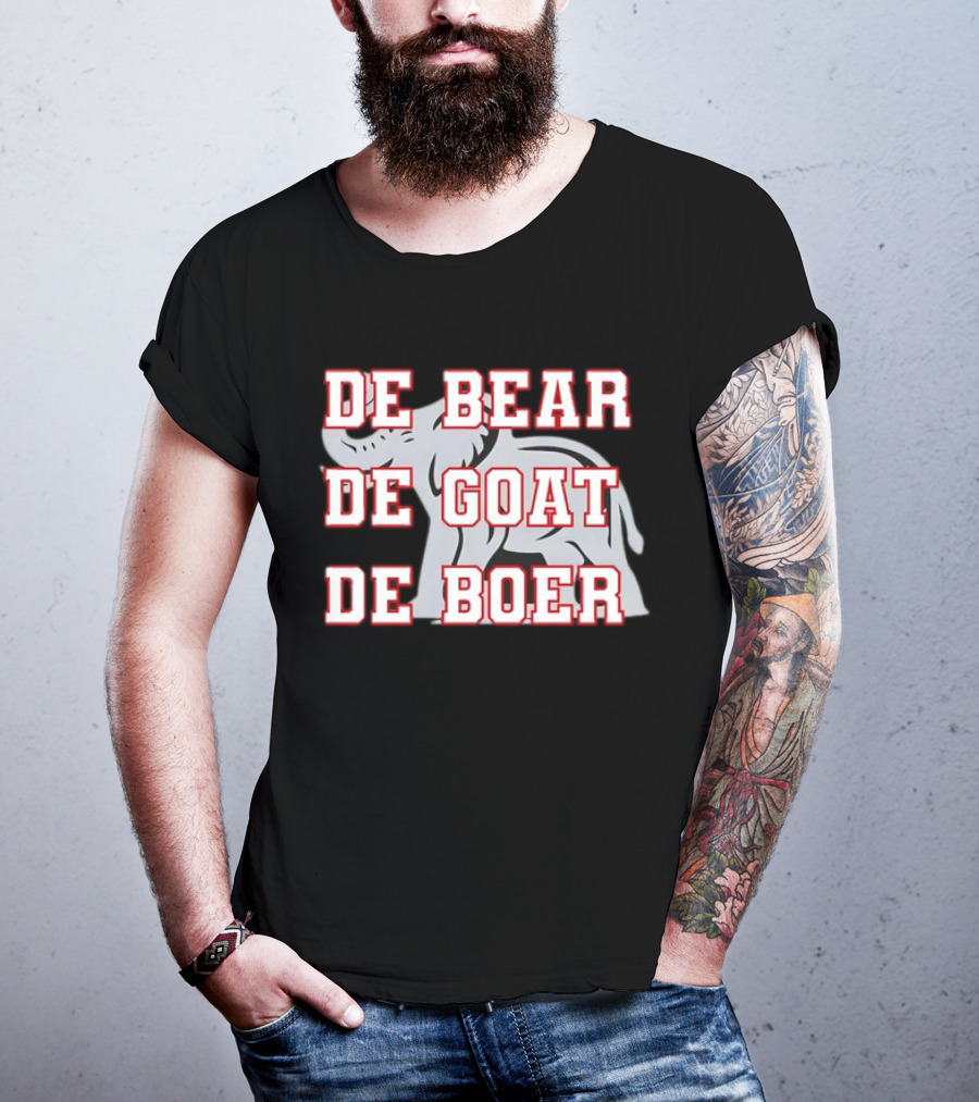 De Bear De Goat De Boer Elephant T-Shirt