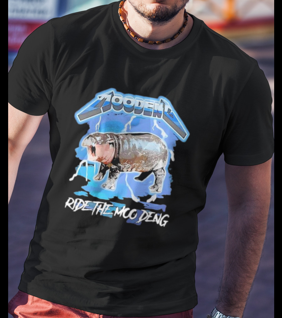 Moo Deng Ride The Moo Deng Electric Hippo T-Shirt