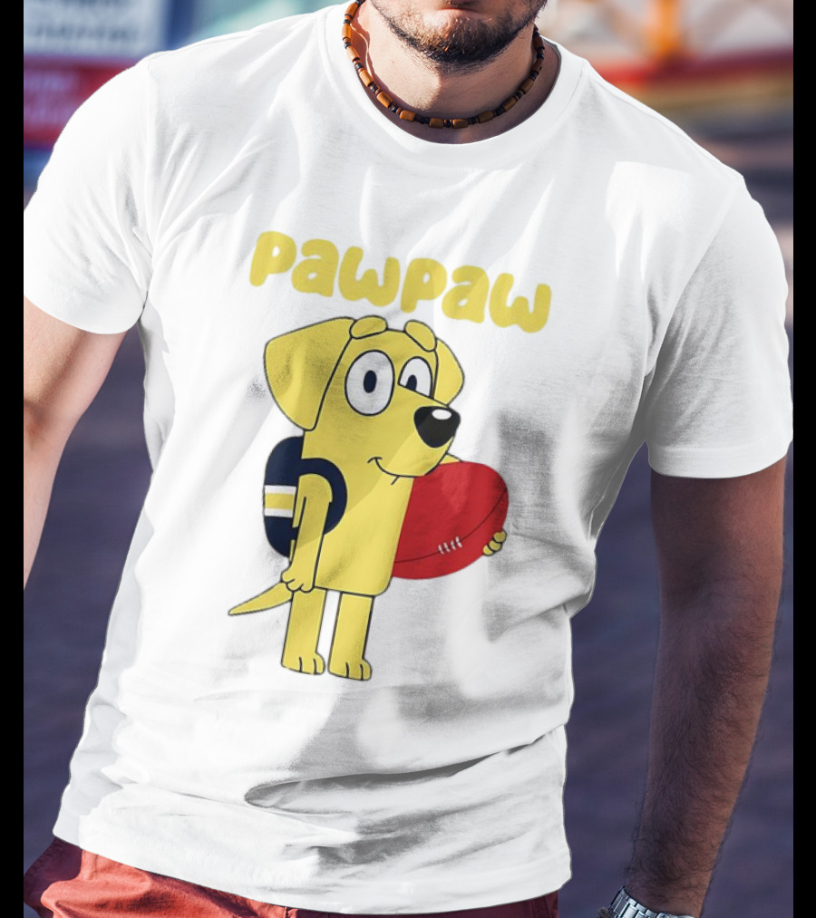 Pawpaw Lucky Football Cartoon Shannon Sharpe T-Shirt