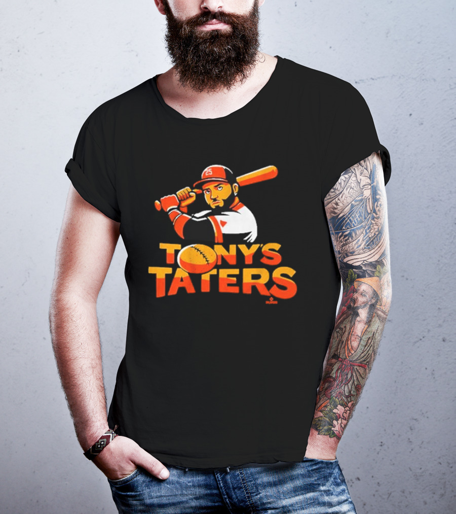 Baltimore Orioles Tony's Taters Anthony Santander Birdland Baseball T-Shirt