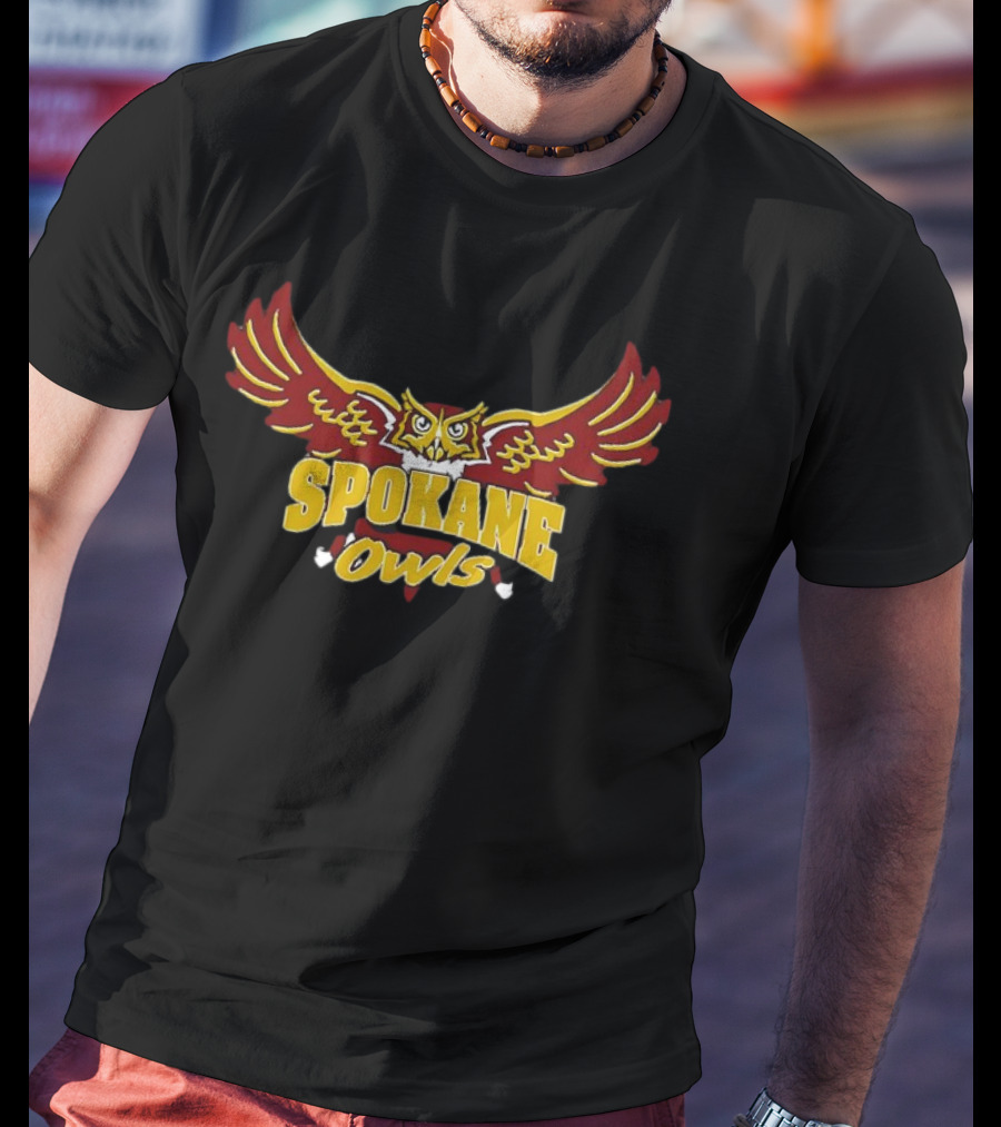 Spokane Owls Winged Emblem T-Shirt