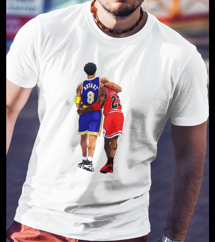 Bryant Los Angeles Lakers 8 And Jordan Chicago Bulls 23 Together Forever T-Shirt