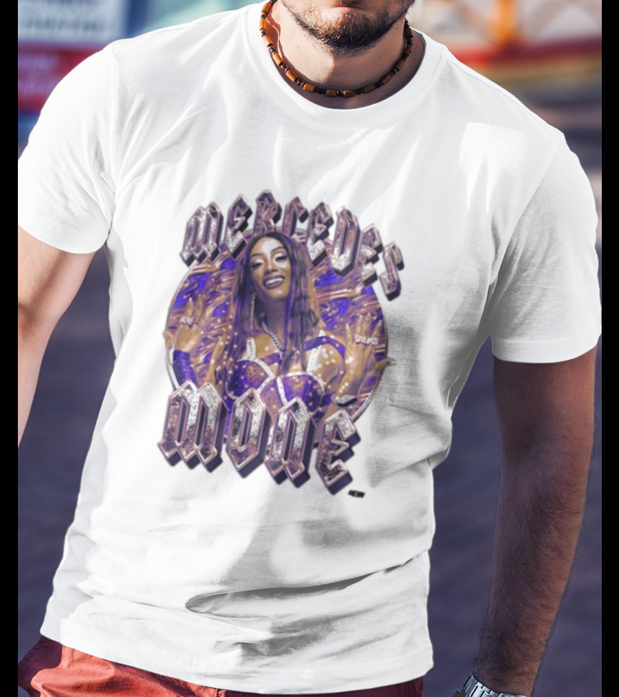 Mercedés Moné Moné Maker In Glamorous Purple Attire T-Shirt