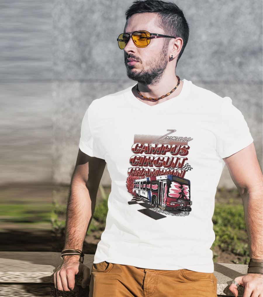 Campus Circuit Champion Zomass Racing Bus T-Shirt