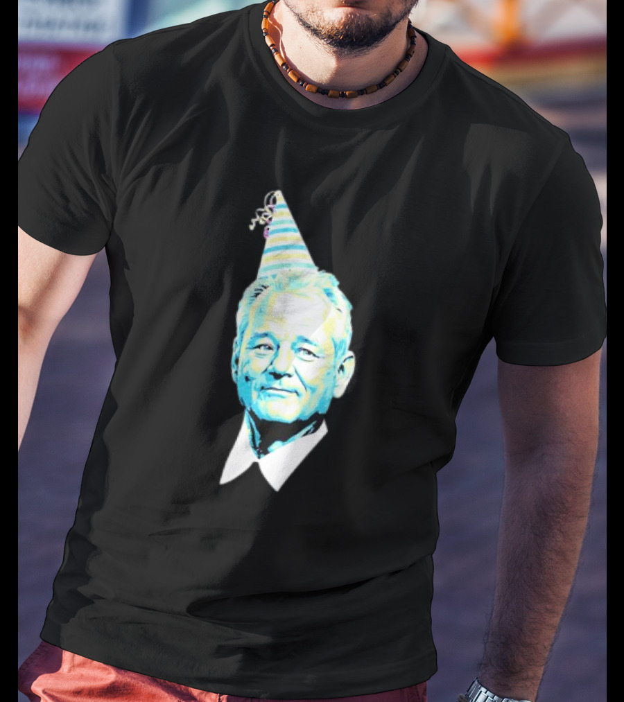 Retro Birthday Party Hat Bill T-Shirt