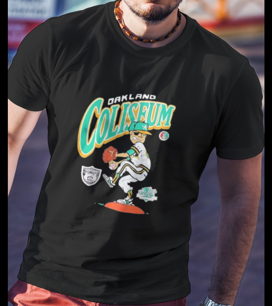 Oakland Coliseum Athletics Baseball Big Game T-Shirt