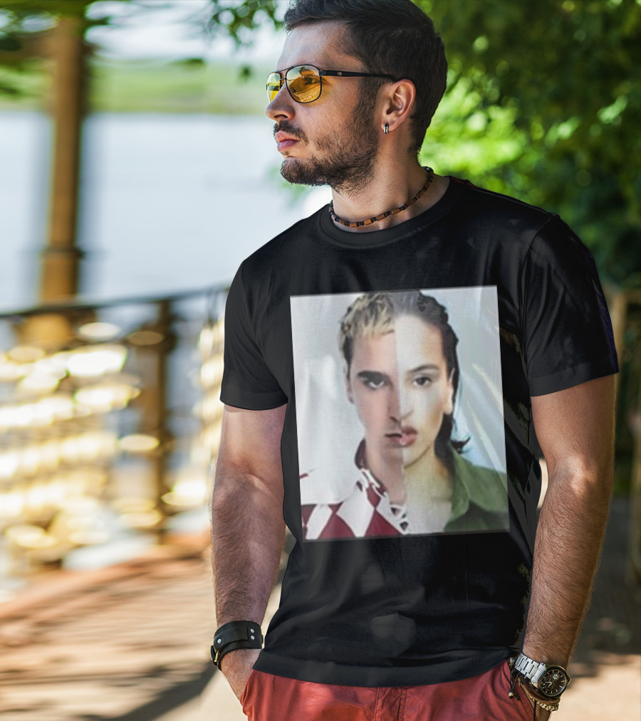 Rosalia Omega Split Face Artistic T-Shirt