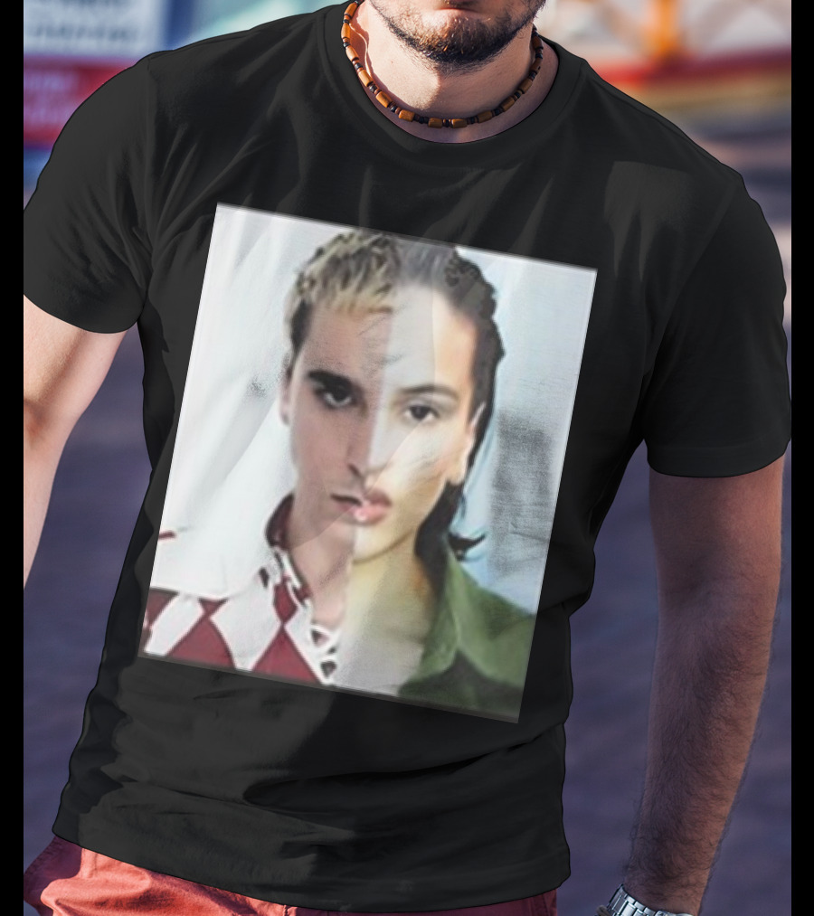 Rosalia Omega Split Face Artistic T-Shirt