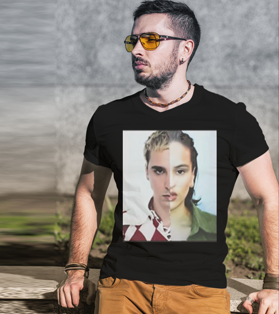 Rosalia Omega Split Face Artistic T-Shirt