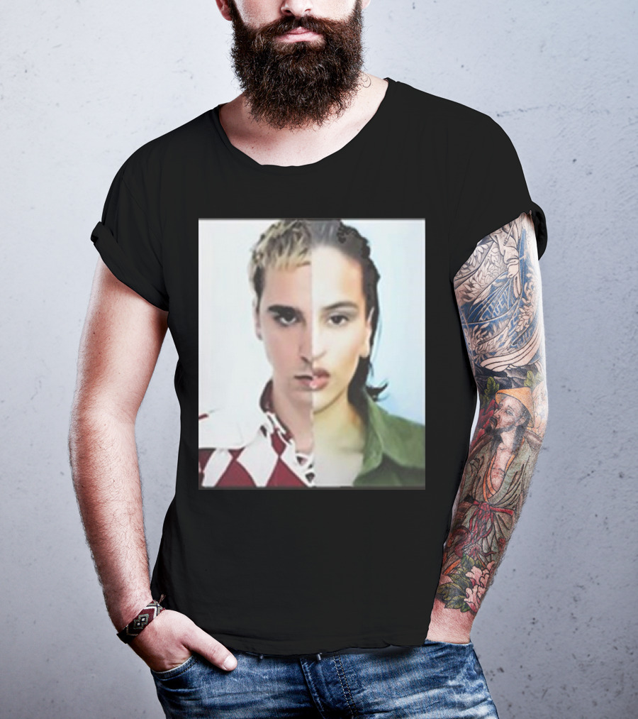 Rosalia Omega Split Face Artistic T-Shirt