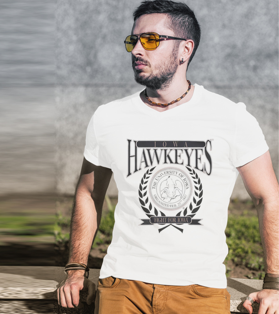 Iowa Hawkeyes The University Of Iowa Fight For Iowa T-Shirt